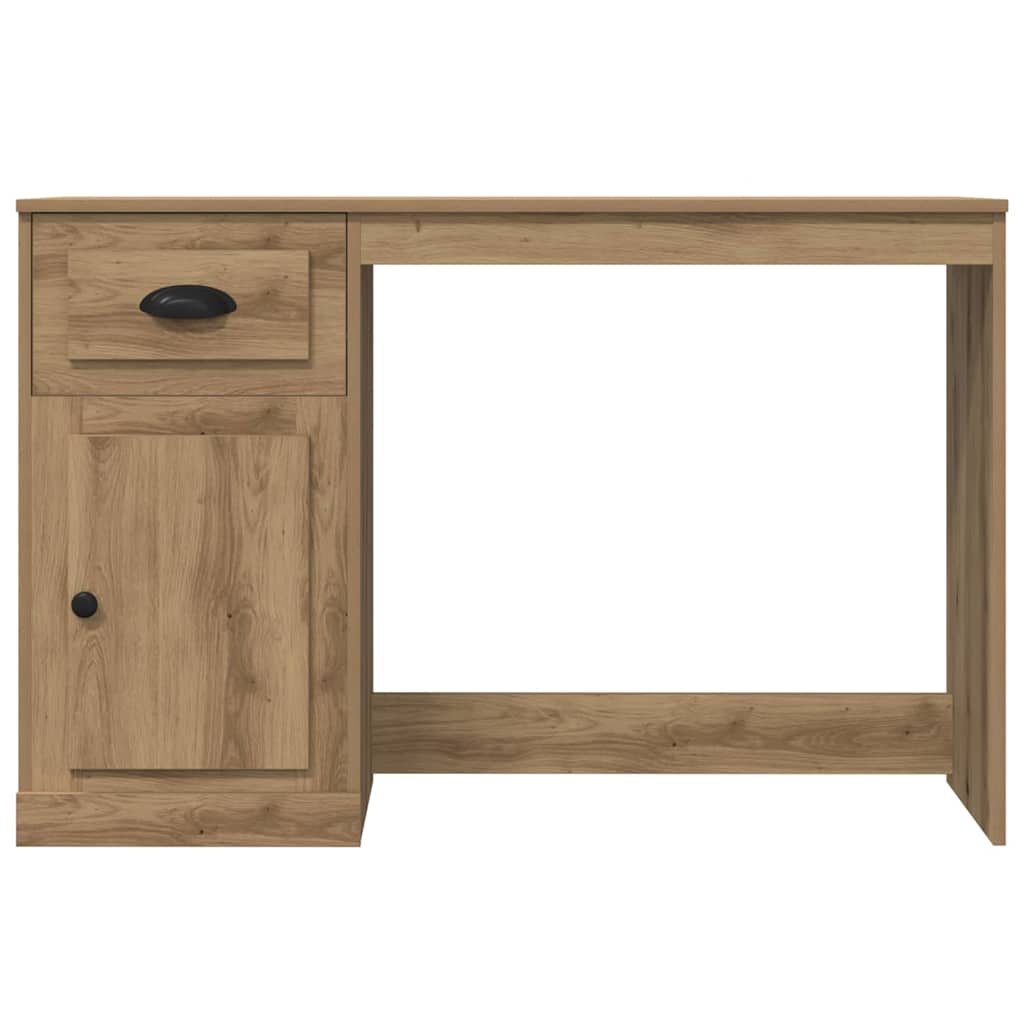 Desk with Drawer Artisan Oak 50 x 115 x 75 cm Engineered Wood