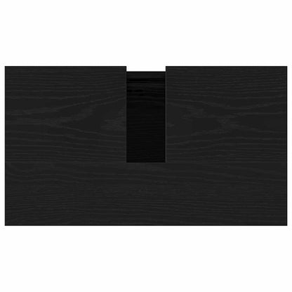 Bathroom Sink Cabinet Black Oak 58 x 33 x 60 cm Engineered Wood