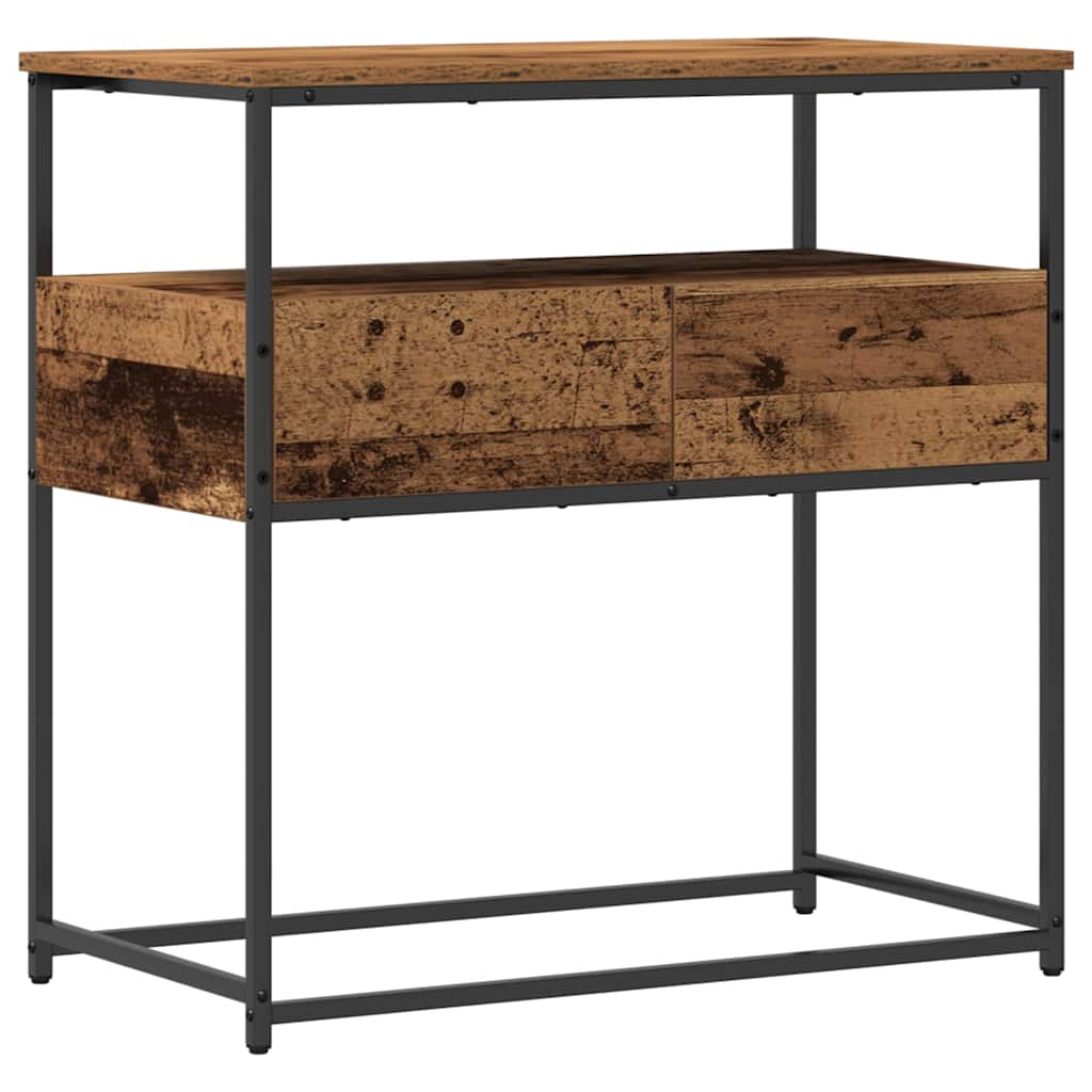 Console Table Old Wood 75 x 40 x 75 cm Engineered Wood