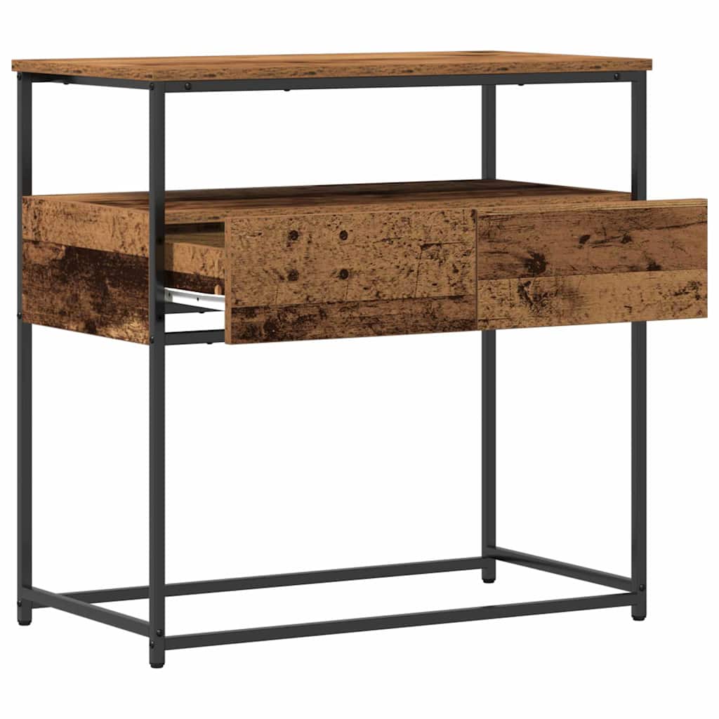 Console Table Old Wood 75 x 40 x 75 cm Engineered Wood