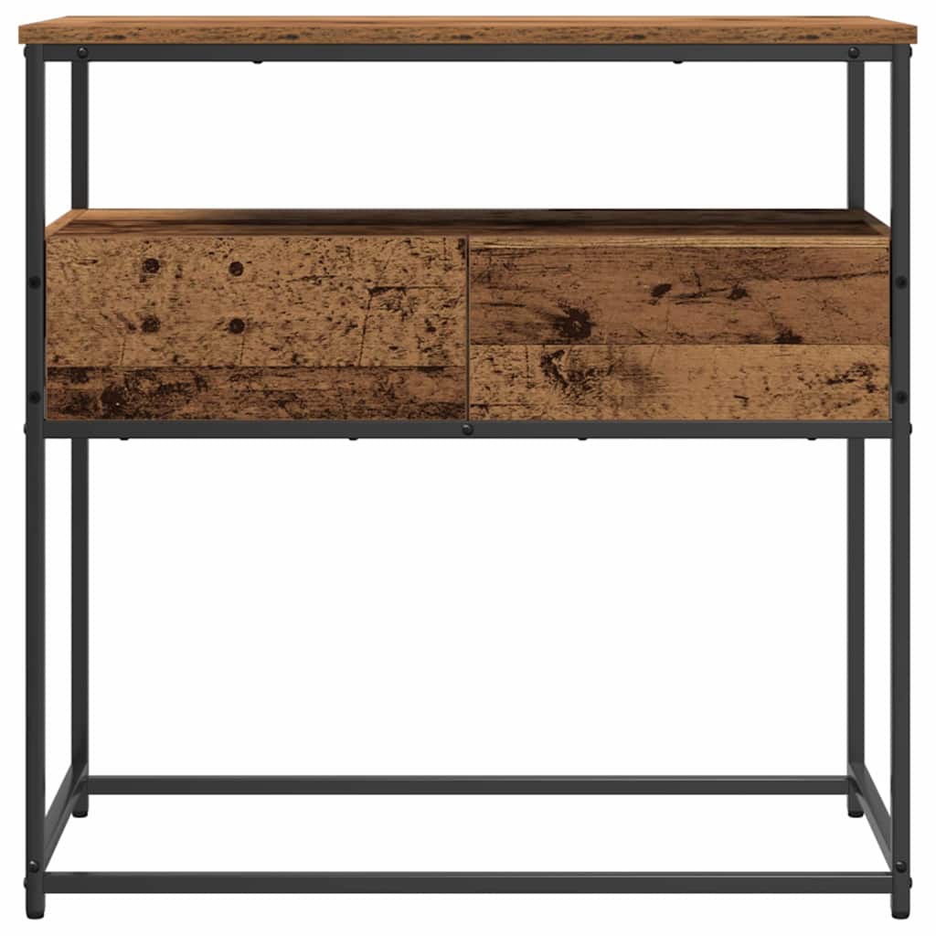 Console Table Old Wood 75 x 40 x 75 cm Engineered Wood