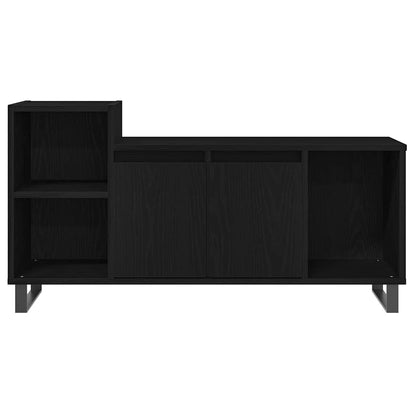 TV Cabinet Set Black Oak 100 x 35 x 55 cm Engineered Wood
