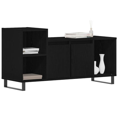 TV Cabinet Set Black Oak 100 x 35 x 55 cm Engineered Wood