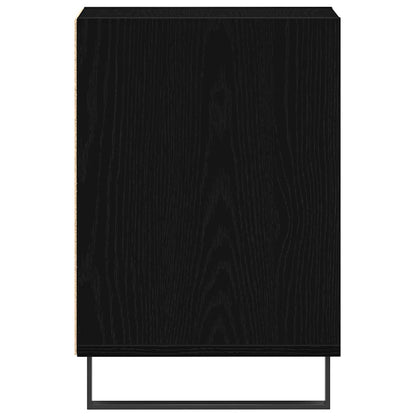 TV Cabinet Set Black Oak 100 x 35 x 55 cm Engineered Wood