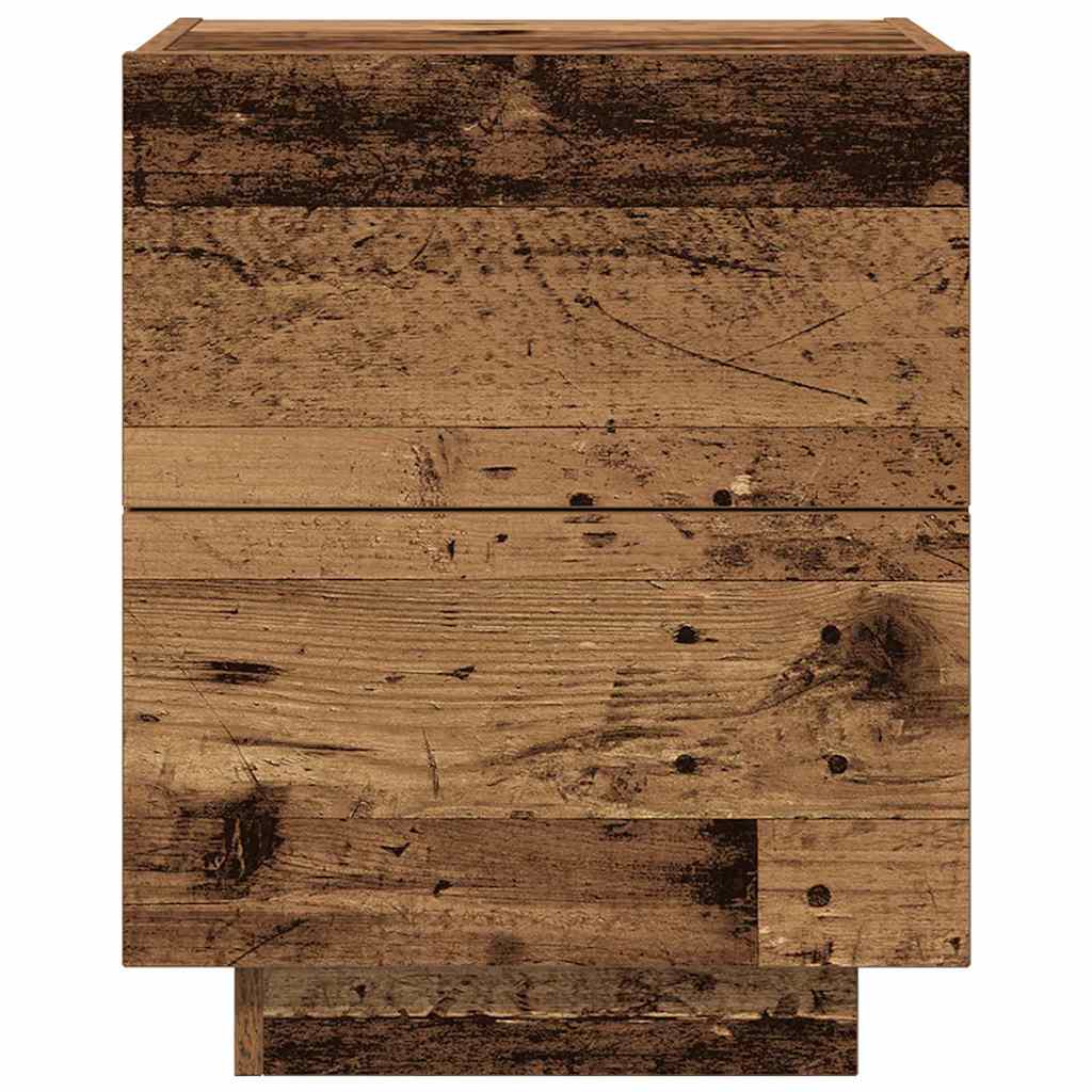 Bedside Cabinet Old wood 45 x 40 x 55 cm Engineered wood