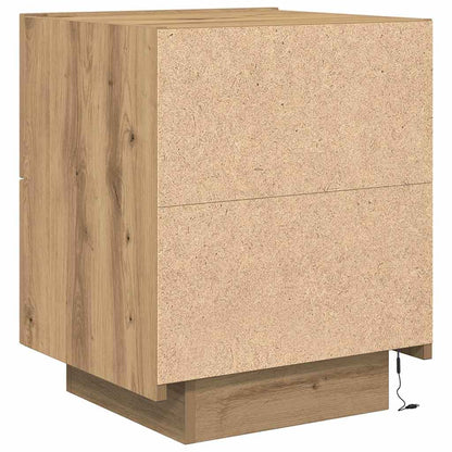 Bedside Cabinet with Drawer Artisan oak