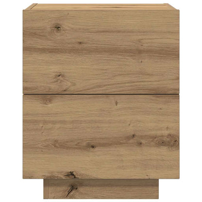 Bedside Cabinet with Drawer Artisan oak