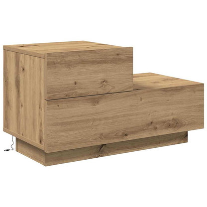 Bedside Cabinet Artisan oak 70 x 36 x 40.5 cm Engineered wood