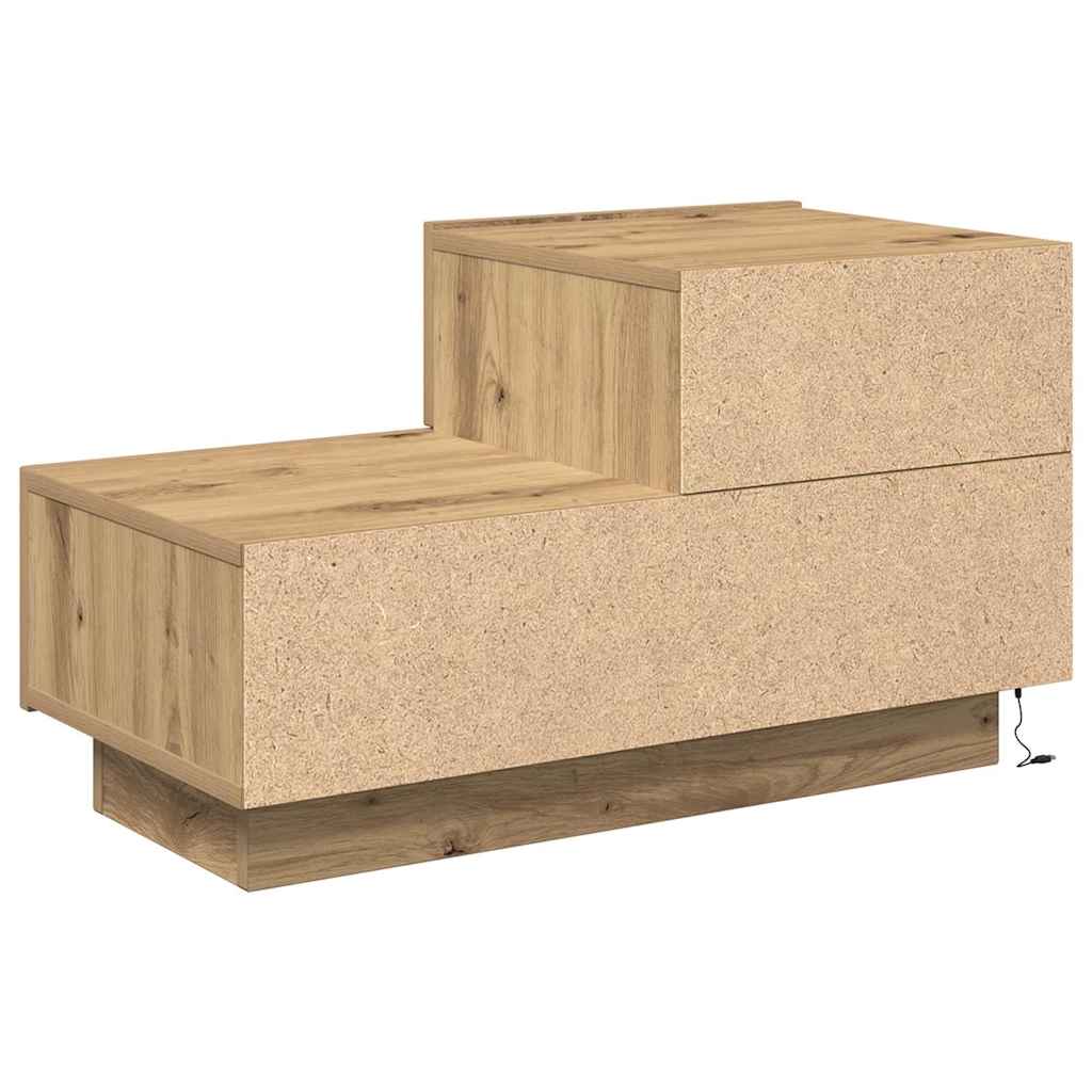 Bedside Cabinet Artisan oak 70 x 36 x 40.5 cm Engineered wood