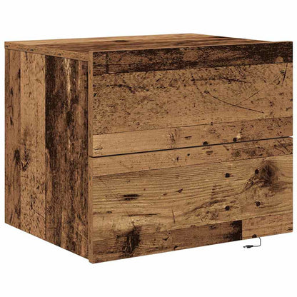 Wall-mounted Bedside Cabinet Old wood 50 x 39 x 41 cm