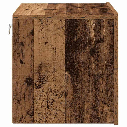 Wall-mounted Bedside Cabinet Old wood 50 x 39 x 41 cm
