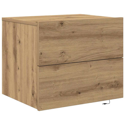 Wall-mounted Bedside Cabinet Artisan oak 50 x 39 x 41 cm