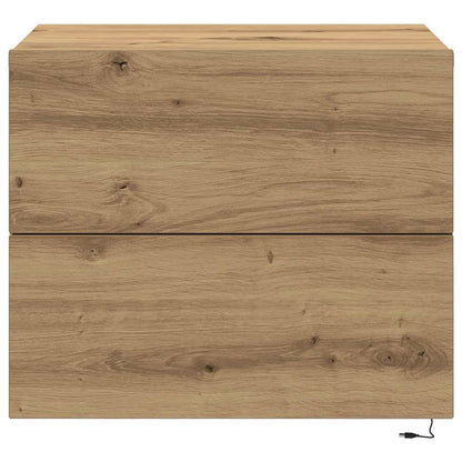 Wall-mounted Bedside Cabinet Artisan oak 50 x 39 x 41 cm