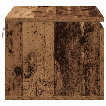 Wall-mounted Bedside Cabinet 2 pcs Old wood 50 x 36 x 30 cm