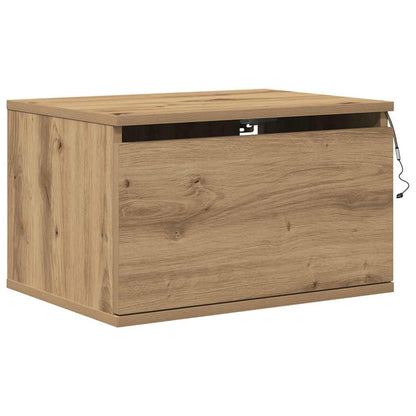 Wall-mounted Bedside Cabinet 2 pcs Artisan oak 50 x 36 x 30 cm