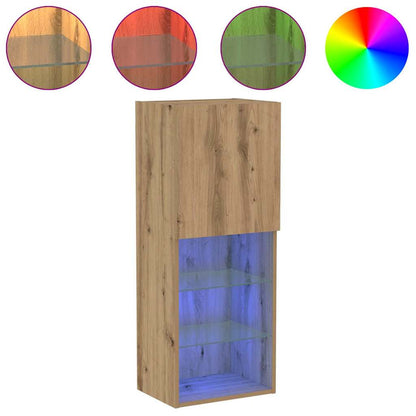 TV Cabinet Set Artisan Oak 40.5 x 30 x 102 cm Engineered Wood