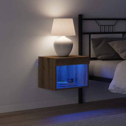 TV Cabinet Set Wall-mounted 2 pcs Artisan Oak 40 x 30 x 30 cm