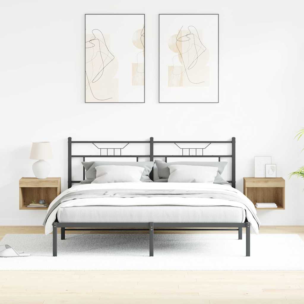 TV Cabinet Set Wall-mounted 2 pcs Artisan Oak 40 x 30 x 30 cm