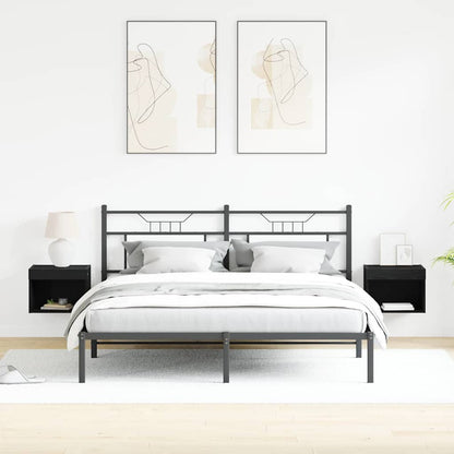 TV Cabinet Set 2 pcs Black Oak 40 x 30 x 30 cm Engineered Wood