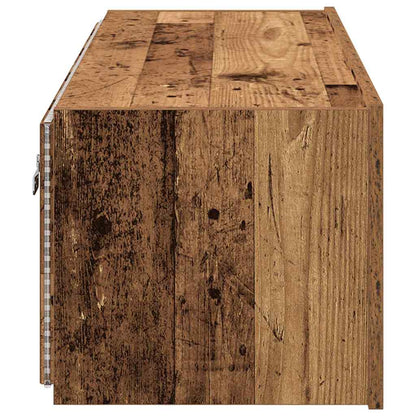 TV Wall Cabinet 2 pcs Old Wood 100 x 35 x 31 cm Engineered Wood