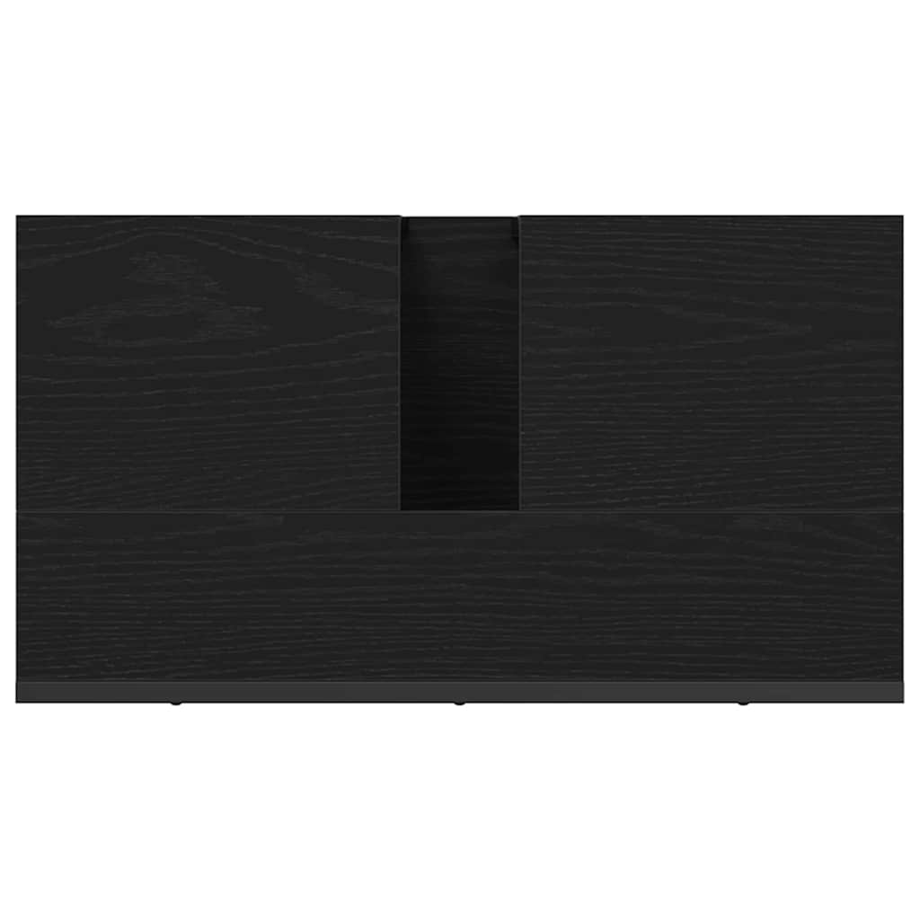 Bathroom Sink Cabinet Black Oak 60 x 30 x 60 cm Engineered Wood