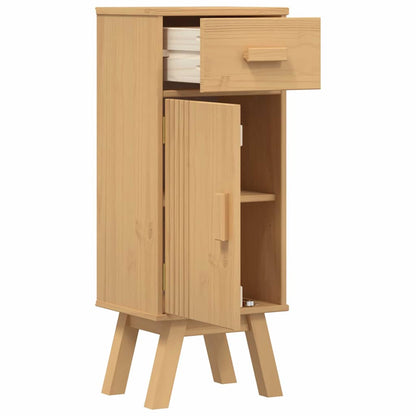Bathroom Cabinet Olden Brown 35 x 30 x 90 cm Solid Pine wood