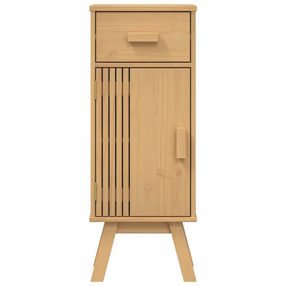Bathroom Cabinet Olden Brown 35 x 30 x 90 cm Solid Pine wood