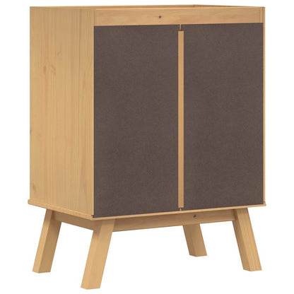Sink Base Cabinet with Shelf Olden Brown 114 x 43 x 73.5 cm