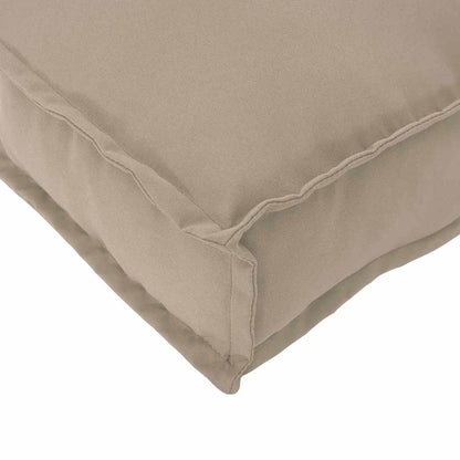 Pallet Cushion for Bench Taupe 110 x 40 x 8 cm Oxford fabric