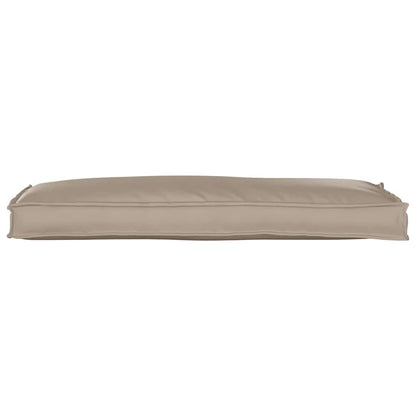 Pallet Cushion for Bench Taupe 110 x 40 x 8 cm Oxford fabric