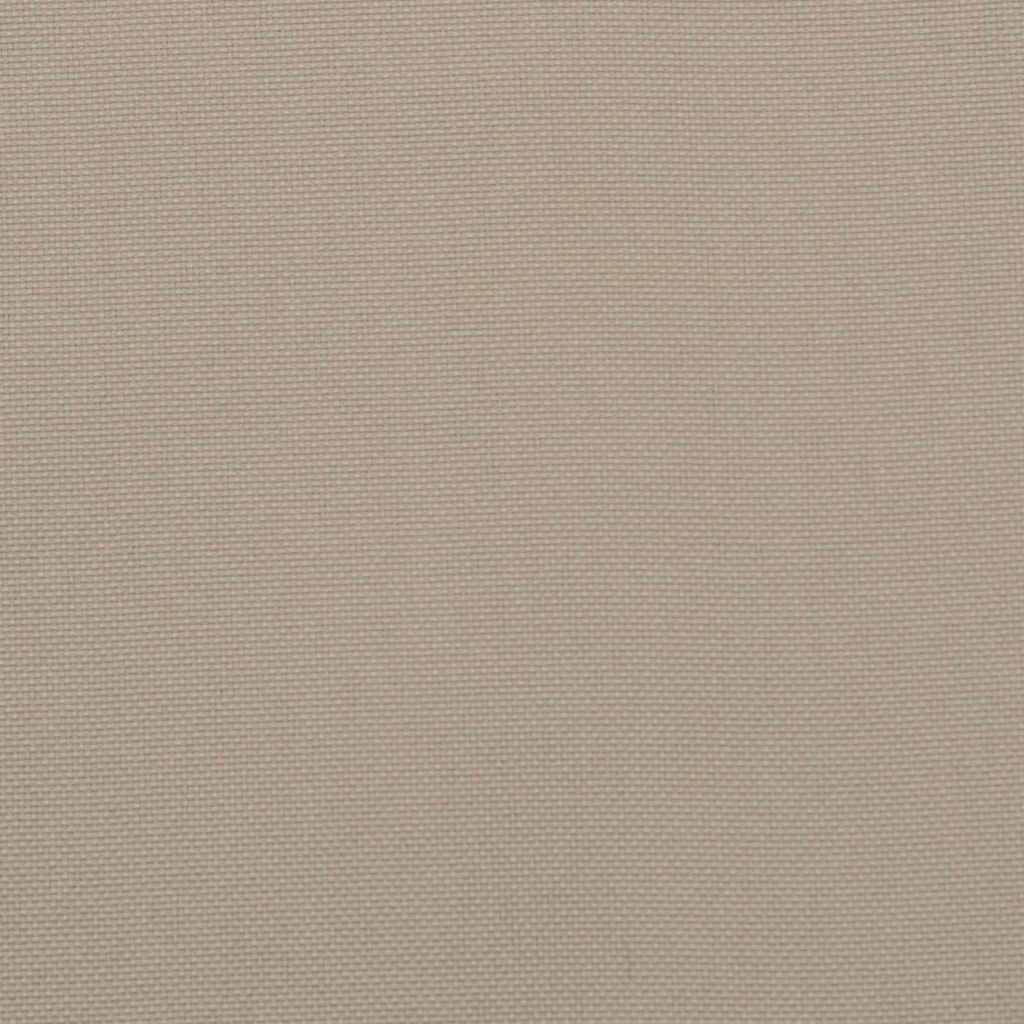 Pallet Cushion for Bench Taupe 110 x 40 x 8 cm Oxford fabric