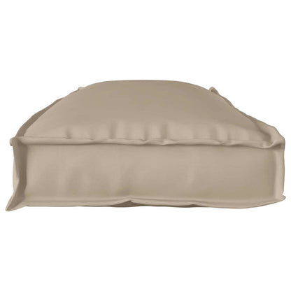 Pallet Cushion for Bench Taupe 110 x 40 x 8 cm Oxford fabric