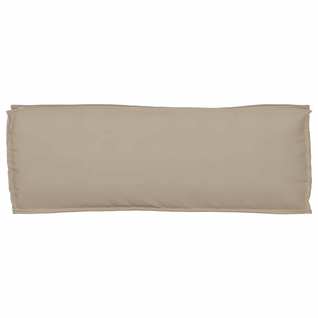 Pallet Cushion for Bench Taupe 110 x 40 x 8 cm Oxford fabric