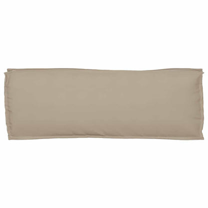 Pallet Cushion for Bench Taupe 110 x 40 x 8 cm Oxford fabric