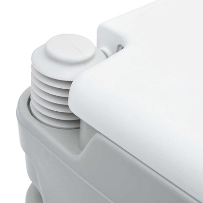 Portable Camping Toilet Grey 41.5 x 36.5 x 30 cm