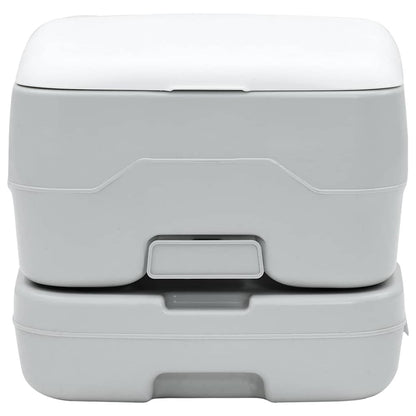 Portable Camping Toilet Grey 41.5 x 36.5 x 30 cm