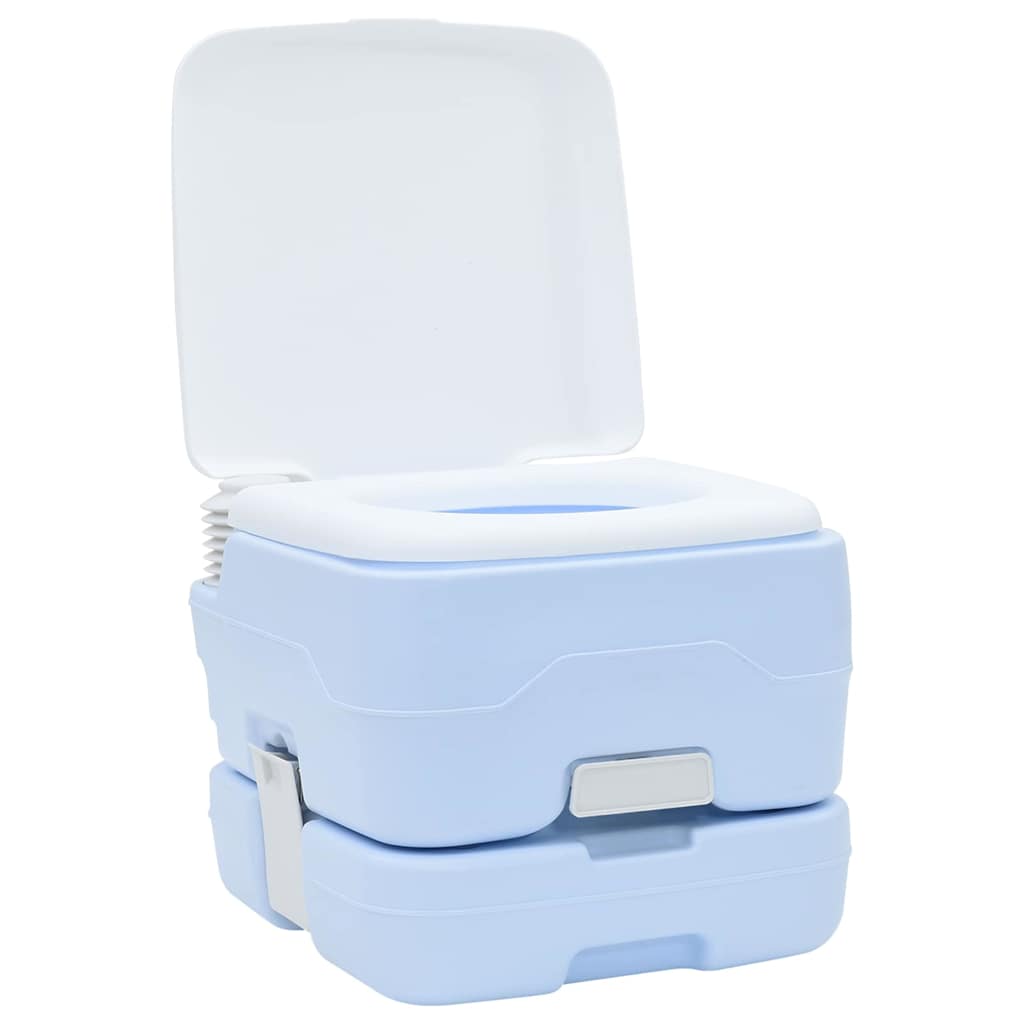Portable Camping Toilet Light blue 41.5 x 36.5 x 30 cm