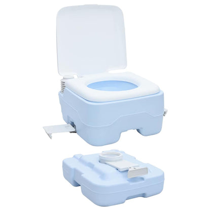 Portable Camping Toilet Light blue 41.5 x 36.5 x 30 cm