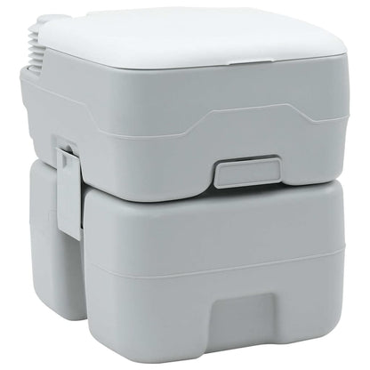 Portable Camping Toilet Grey 41.5 x 36.5 x 42 cm
