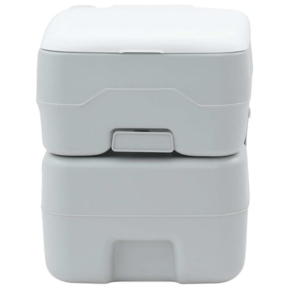 Portable Camping Toilet Grey 41.5 x 36.5 x 42 cm