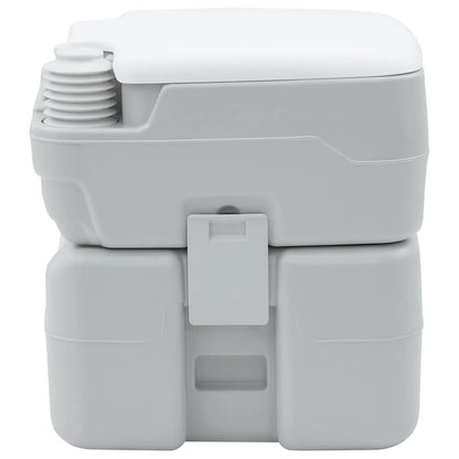 Portable Camping Toilet Grey 41.5 x 36.5 x 42 cm