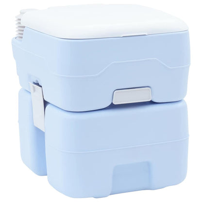 Portable Camping Toilet Light blue 41.5 x 36.5 x 42 cm