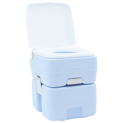 Portable Camping Toilet Light blue 41.5 x 36.5 x 42 cm