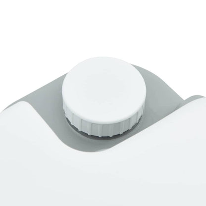 Portable Camping Toilet Grey and white 41.5 x 36.5 x 37.5 cm