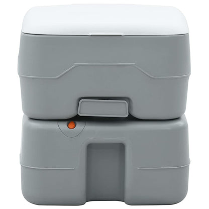 Portable Camping Toilet Grey and white 41.5 x 36.5 x 37.5 cm
