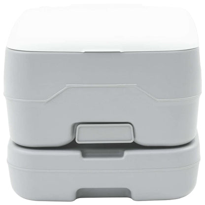 Portable Camping Toilet Grey and white 41.5 x 36.5 x 30 cm