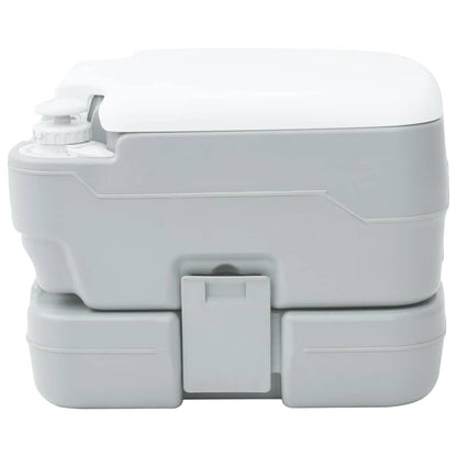 Portable Camping Toilet Grey and white 41.5 x 36.5 x 30 cm
