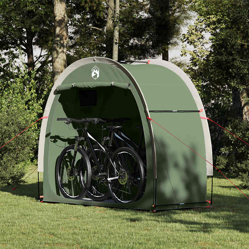 Bike Storage Tent with Roof Green 210 x 90 x 174 cm