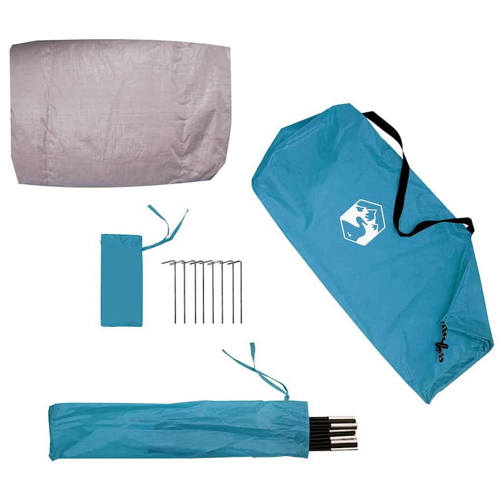 Bike Storage Tent with Roof with Storage Blue 210 x 90 x 174 cm