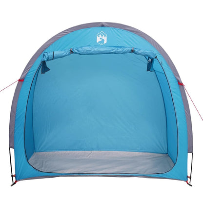 Bike Storage Tent with Roof with Storage Blue 210 x 90 x 174 cm